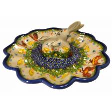 Egg Plate with Bunny