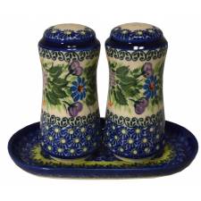Salt and Pepper Set with Tray