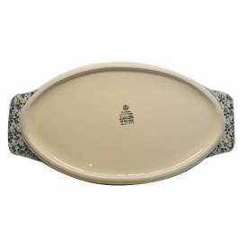 XL Oval Baker with Handles