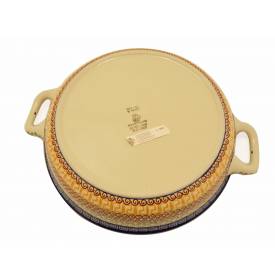 Large Round Baker with Handles