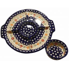 Chip and Dip Platter with Bowl