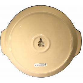 Round Platter with Handles
