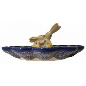 Egg Plate with Bunny