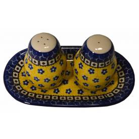 Salt and Pepper Set with Tray